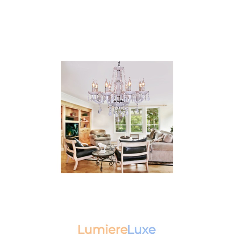 Lustre en cristal électroplaqué Rustic Lodge Crystal