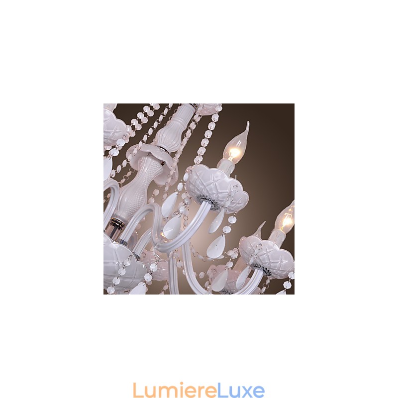 Lustre en cristal électroplaqué Rustic Lodge Crystal