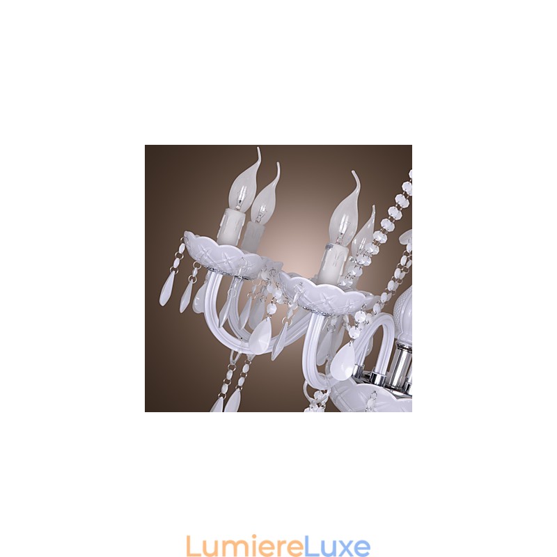 Lustre en cristal électroplaqué Rustic Lodge Crystal