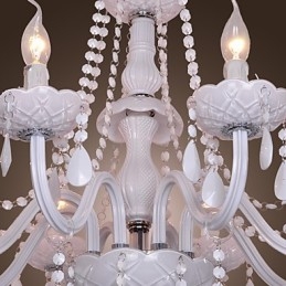 Lustre en cristal électroplaqué Rustic Lodge Crystal