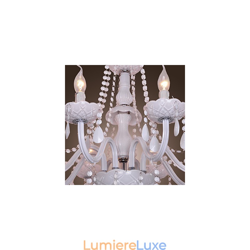Lustre en cristal électroplaqué Rustic Lodge Crystal