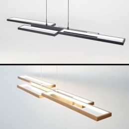 Luminaire suspendu moderne à suspension horizontale