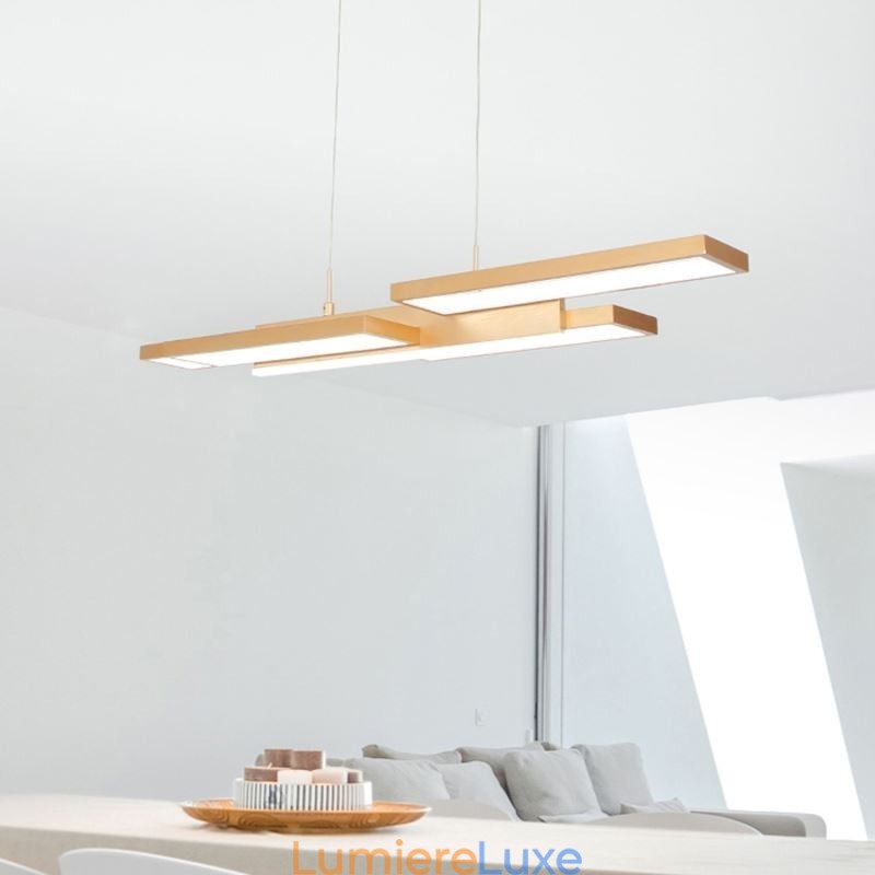 Luminaire suspendu moderne à suspension horizontale