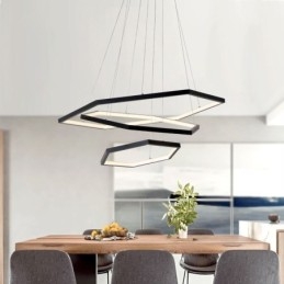 Suspension hexagonale moderne