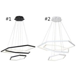 Suspension hexagonale moderne