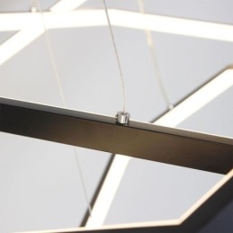 Suspension hexagonale moderne