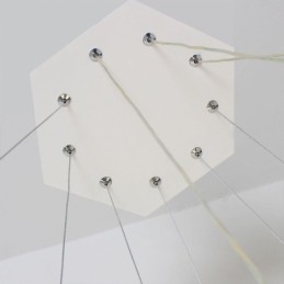Suspension hexagonale moderne
