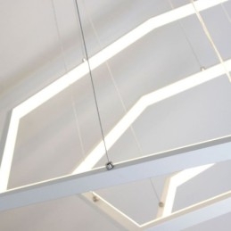 Suspension hexagonale moderne