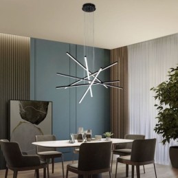 Luminaire suspendu linéaire décoratif