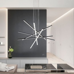 Luminaire suspendu linéaire décoratif