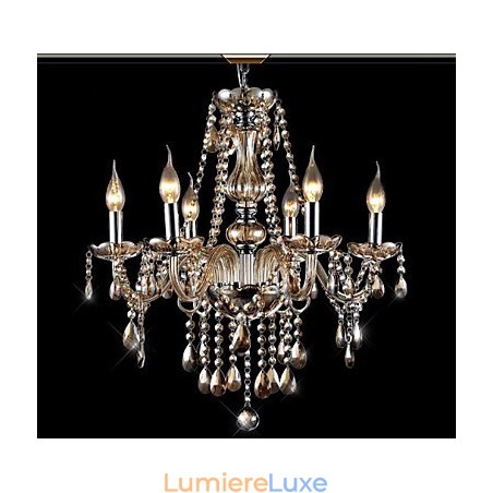 Lustre en verre galvanisé en cristal, moderne, contemporain, traditionnel, classique et vintage Lustre en verre galvanisé en cristal, moderne, contemporain, traditionnel, classique et vintage