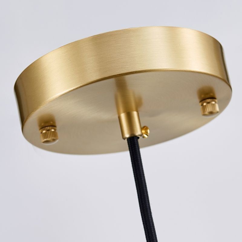 Mini plafonnier suspendu en forme de boule de cristal simple