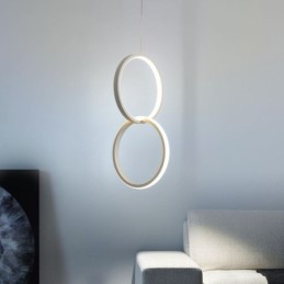 Suspension minimaliste à double anneau
