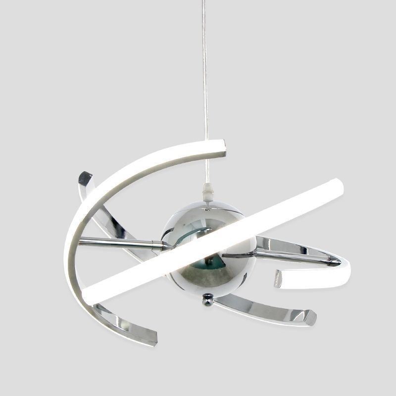 Plafonnier décoratif à suspension pivotante en forme de globe