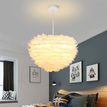 Luminaire suspendu décoratif Pretty Feather Luminaire suspendu décoratif Pretty Feather