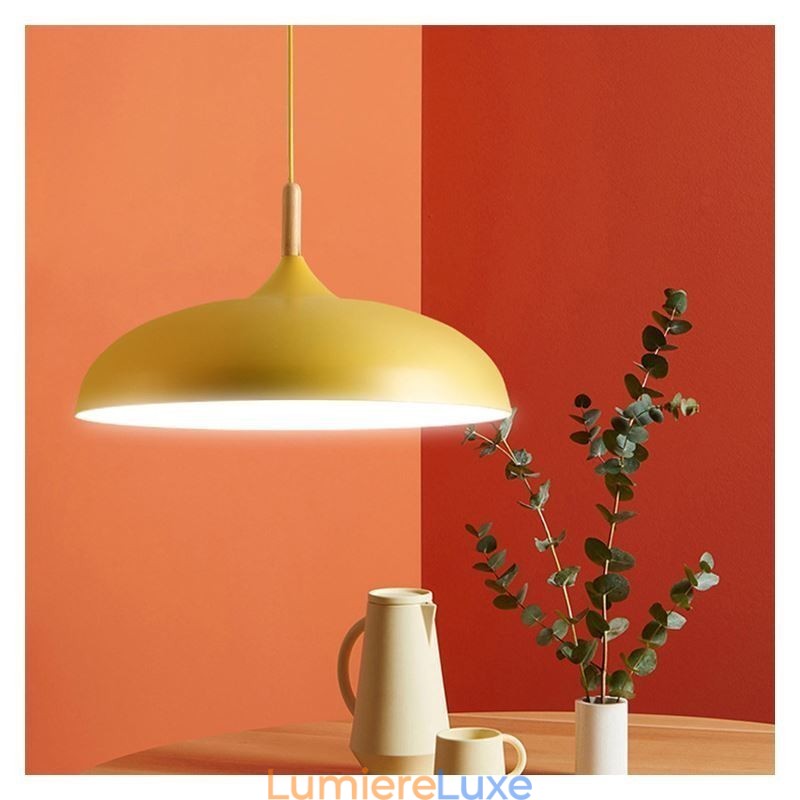 Suspension moderne Lampe suspendue colorée Macaron