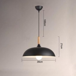 Suspension moderne Lampe suspendue colorée Macaron