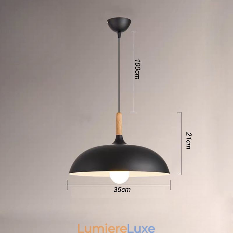 Suspension moderne Lampe suspendue colorée Macaron