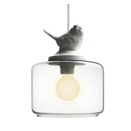 Suspension en verre de style rétro Petit oiseau Éclairage décoratif Suspension en verre de style rétro Petit oiseau Éclairage décoratif