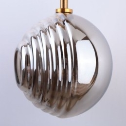 Suspension en verre créative et décorative en forme de globe en verre pour loft
