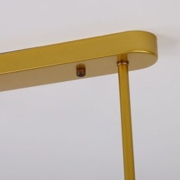 Lustre globe en verre de type horizontal