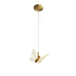 Suspension en acrylique en forme de papillon