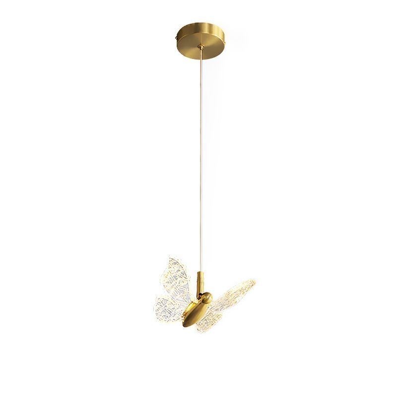 Suspension en acrylique en forme de papillon