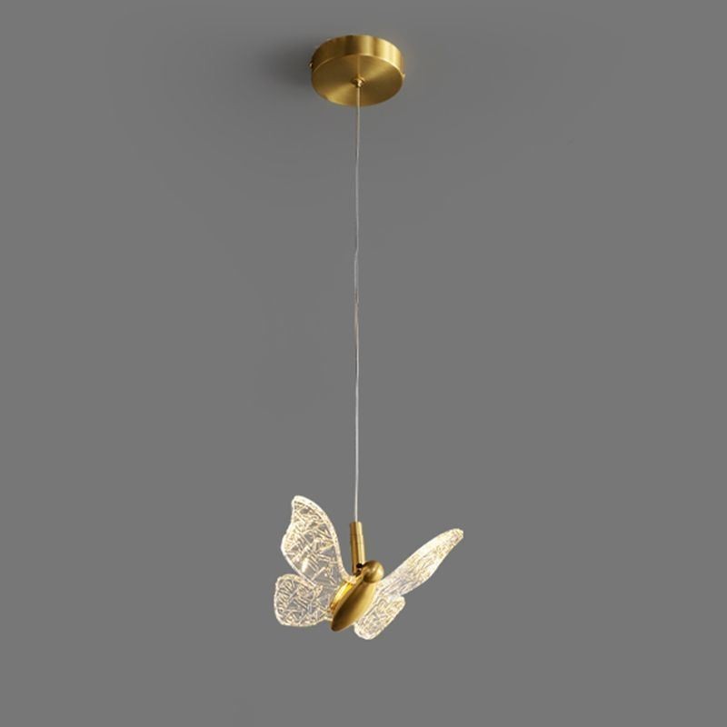 Suspension en acrylique en forme de papillon