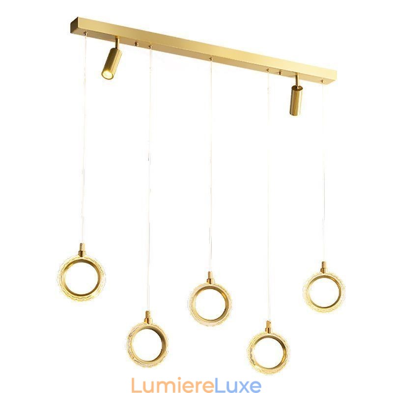 Suspension en acrylique avec spot