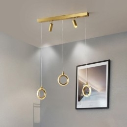 Suspension en acrylique avec spot