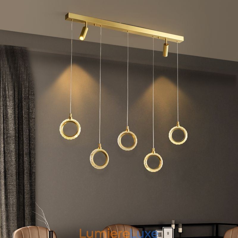 Suspension en acrylique avec spot