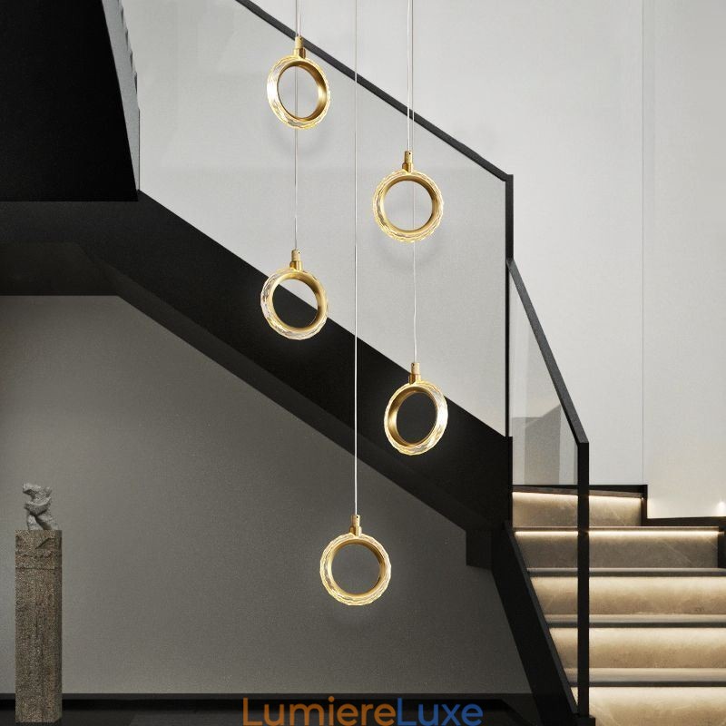 Suspension en acrylique avec spot