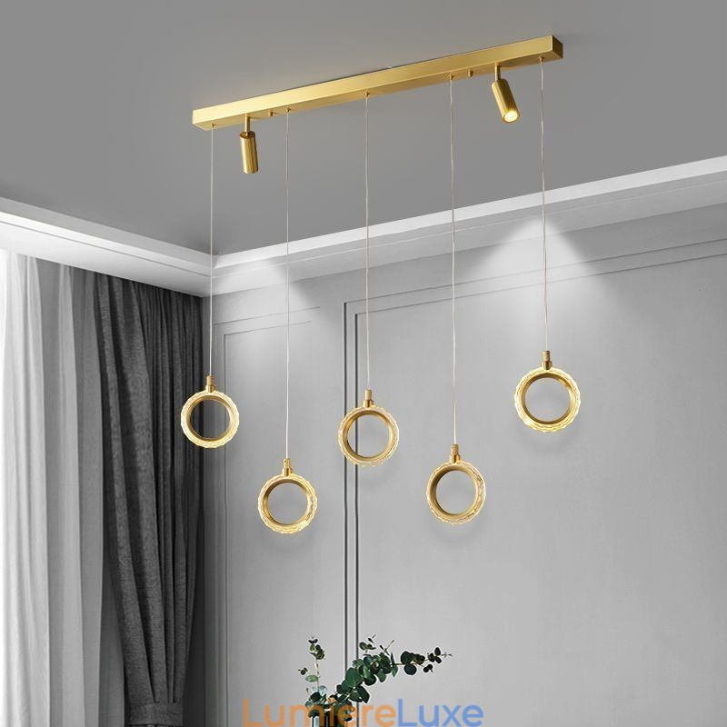 Suspension en acrylique avec spot