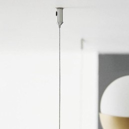Lustre boule de verre plafonnier