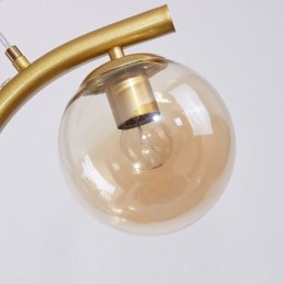 Suspension branche minimaliste moderne 4 lampes décoratives