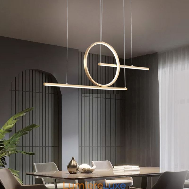 Luminaire suspendu décoratif minimaliste