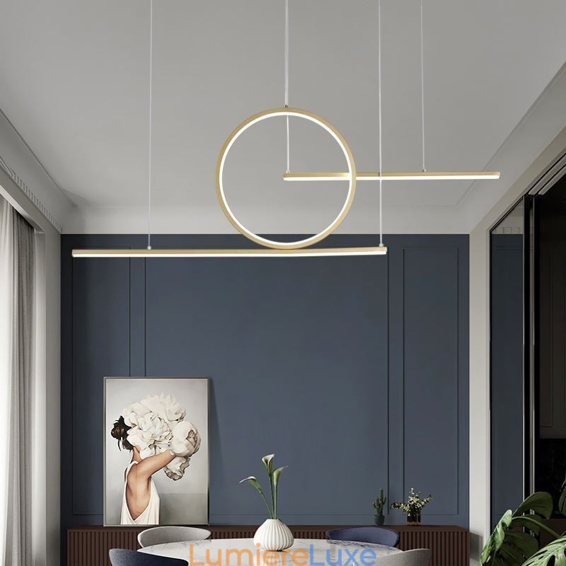 Luminaire suspendu décoratif minimaliste