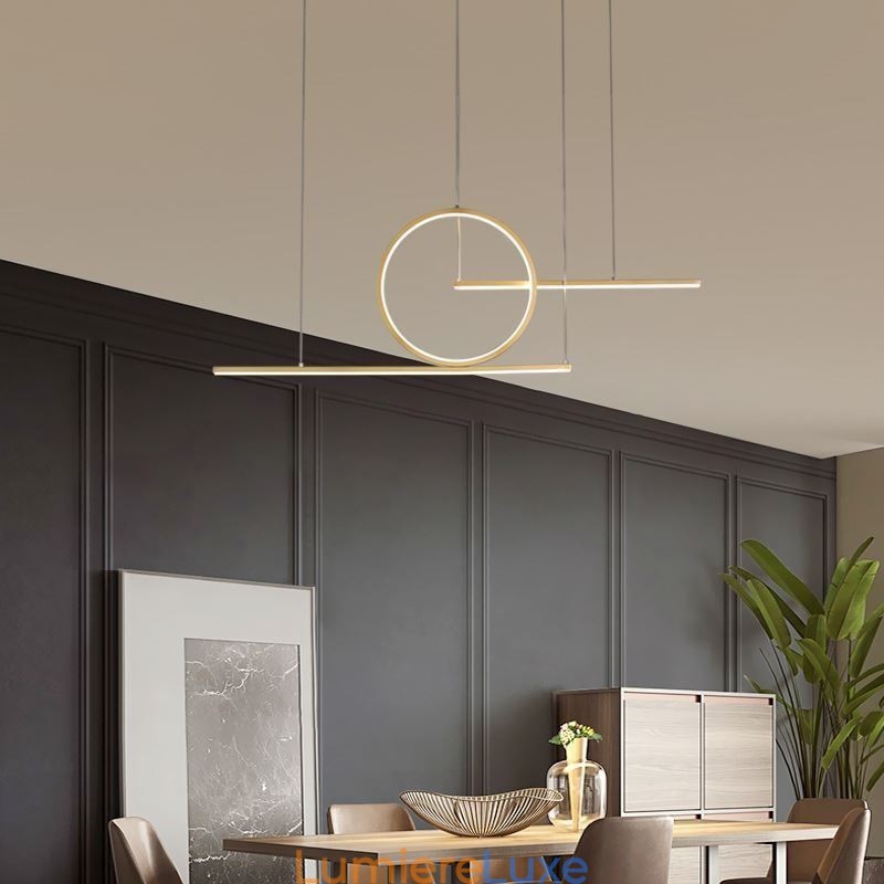 Luminaire suspendu décoratif minimaliste