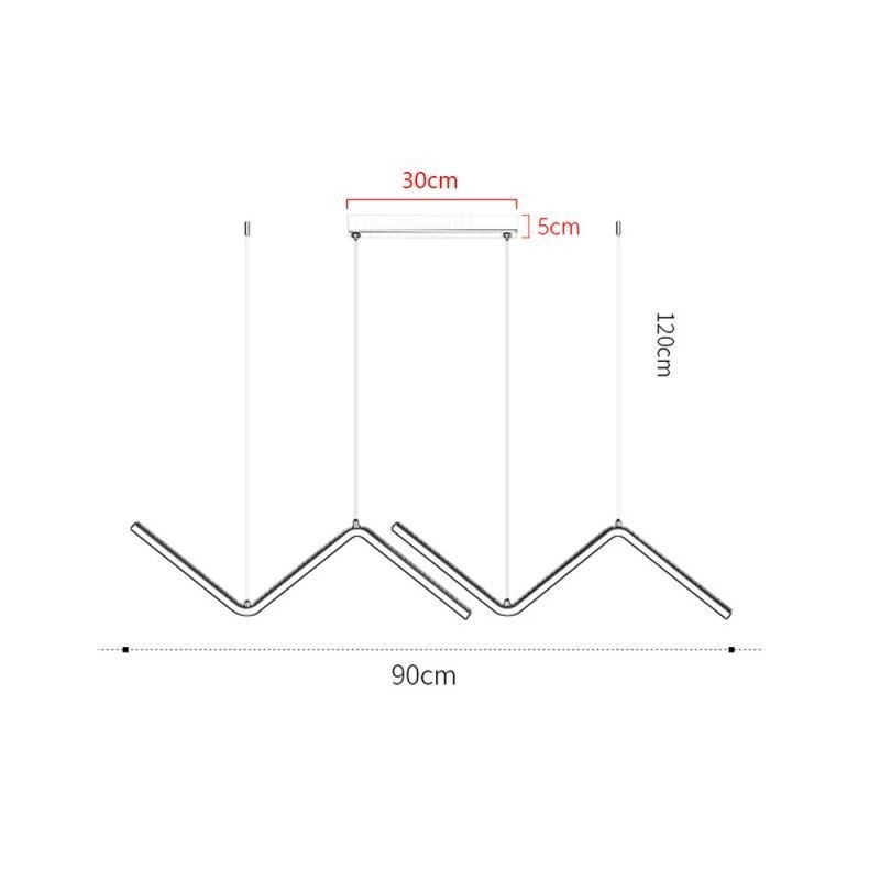 Luminaire suspendu décoratif minimaliste