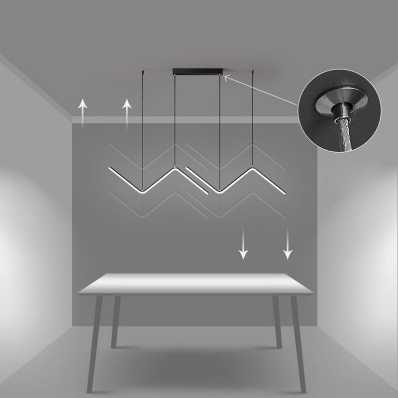 Luminaire suspendu décoratif minimaliste