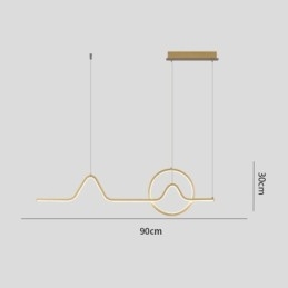 Suspension décorative minimaliste 52 W