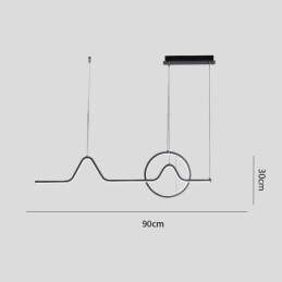 Suspension décorative minimaliste 52 W