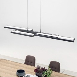Luminaire suspendu moderne à suspension horizontale