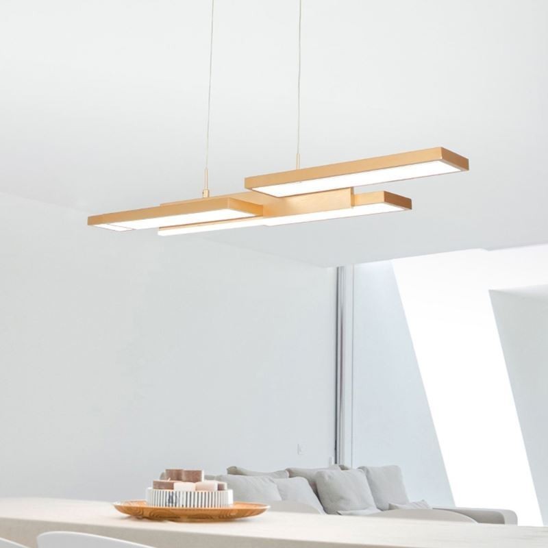Luminaire suspendu moderne à suspension horizontale
