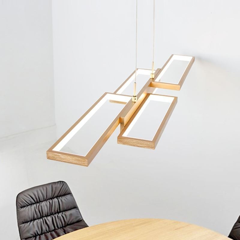 Luminaire suspendu moderne à suspension horizontale