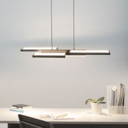 Luminaire suspendu moderne à suspension horizontale