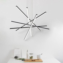 Luminaire suspendu linéaire décoratif
