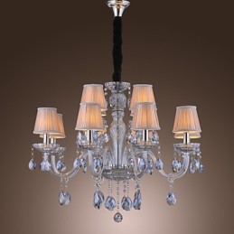 Lustre en verre galvanisé classique et traditionnel