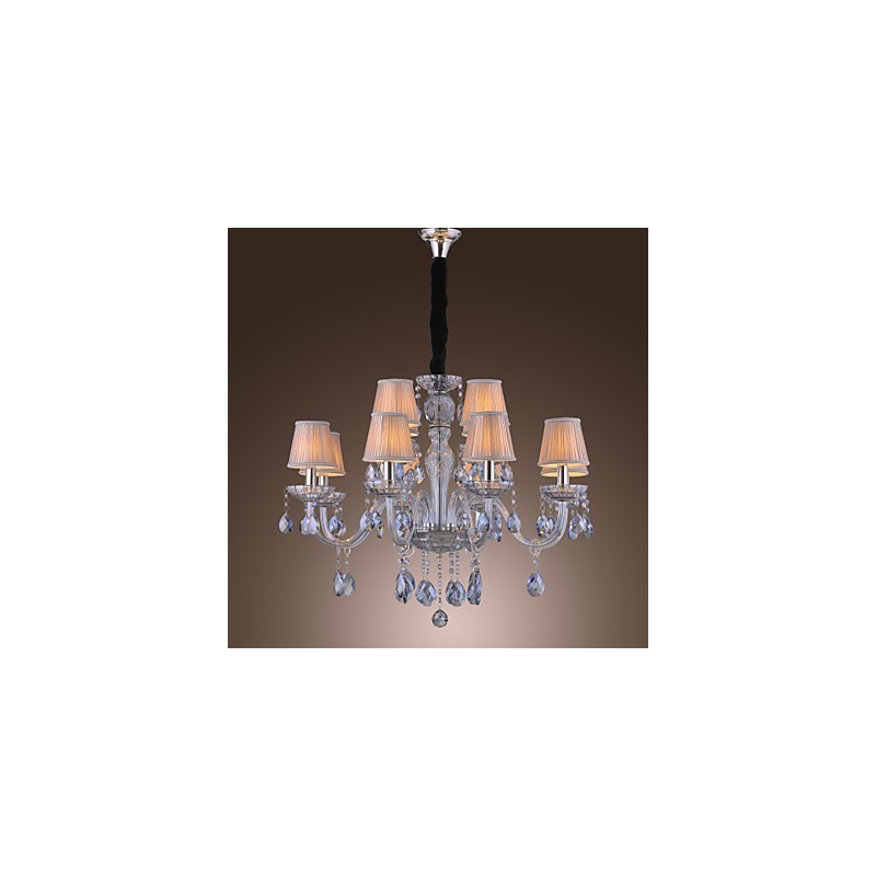 Lustre en verre galvanisé classique et traditionnel