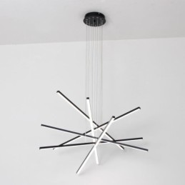 Luminaire suspendu linéaire décoratif